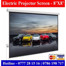 8X8 Electric Projector Screen Sale Price Colombo, Sri Lanka