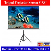 8x8 Tripod Projector Screens sale Price Colombo, Sri Lanka