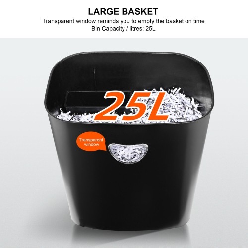 Paper Shredder Colombo Sri Lanka with 25L Capacity